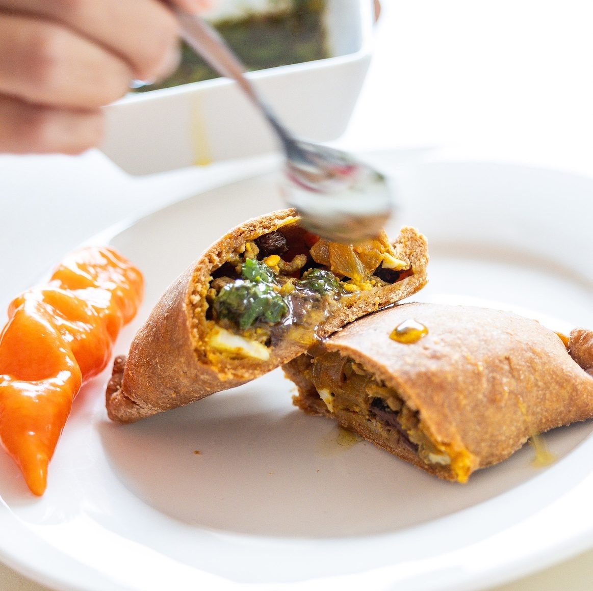 Empanadas de Gemüse partido