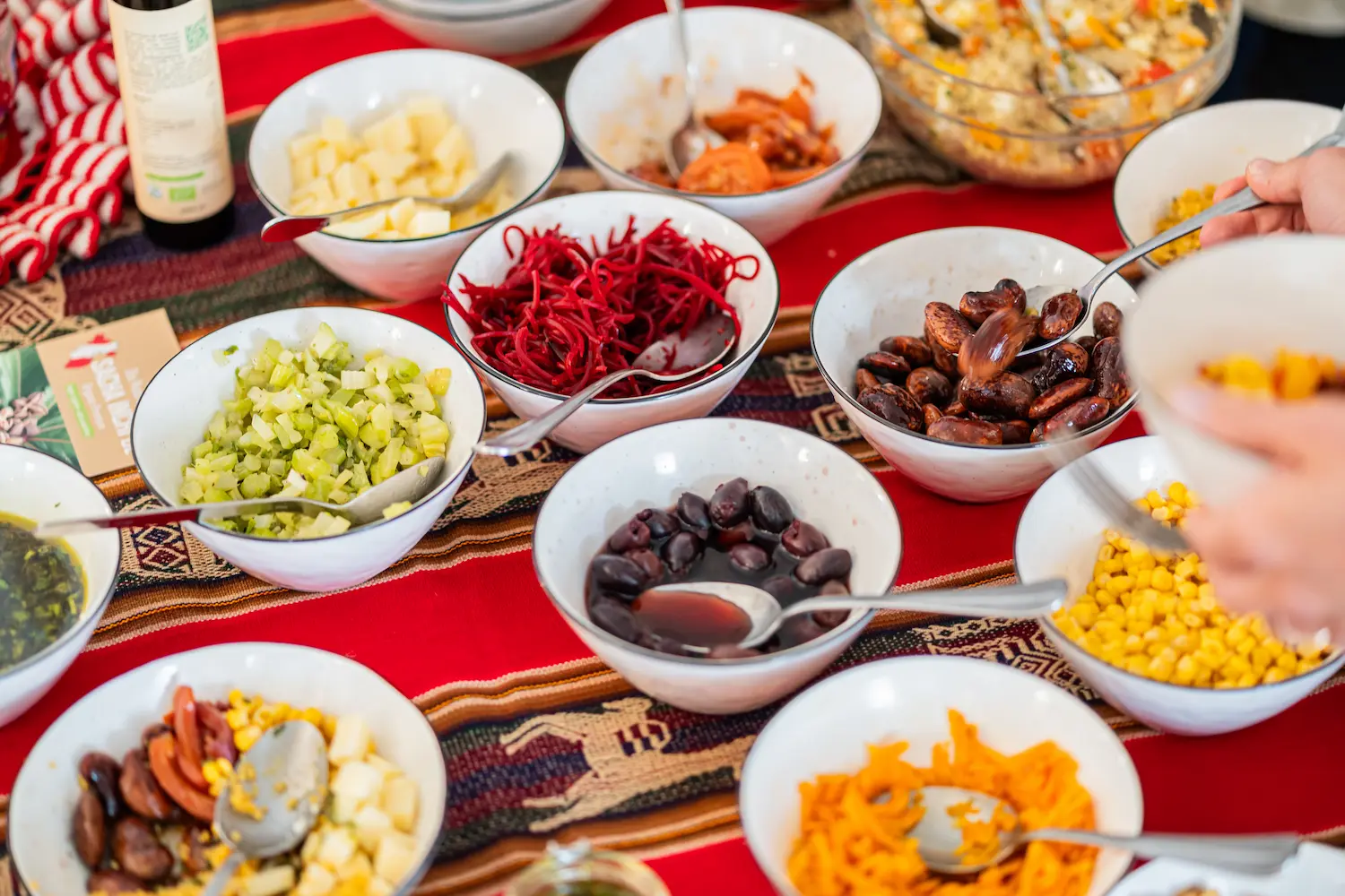 mach dein Quinua Bowl -Inkas Bowl